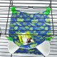 Bambini Pets Гамак подвесной двухуровневый для грызунов и хорьков, 23*23*6 см