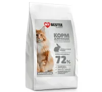 MyBestie Classic для кошек (Крольчатина, рис), 1,2 кг