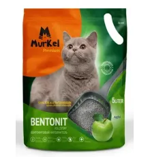 Murkel Наполнитель бентонитовый (Яблоко), 5 л/4 кг