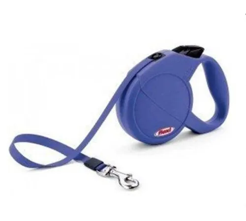 Поводок-рулетка Flexi Mini Compact XS, лента 3 м, синяя