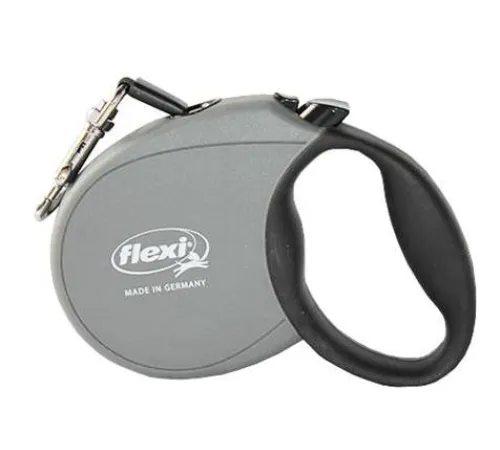 Рулетка Flexi Standard Soft S лента 5 м, антрацит