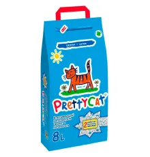 PrettyCat Наполнитель глиняный с део-кристаллами Naturel, 4 кг (8 л)