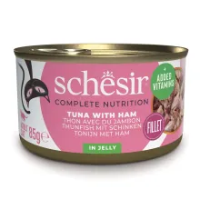 Schesir Complete (Тунец с ветчиной в желе), 85 г