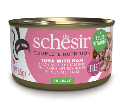 Schesir Complete (Тунец с ветчиной в желе), 85 г