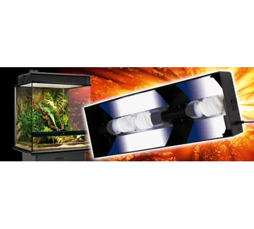 Exo Terra Cветильник Compact Top для террариумов 45x9x20 см