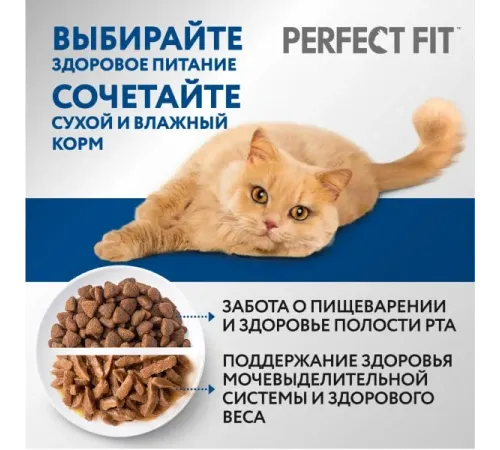 Perfect Fit для домашних кошек (Курица), 650 г