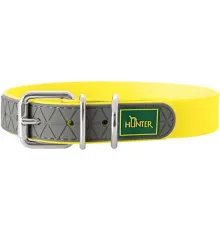 Hunter Ошейник Convenience, неоновый желтый, M-L