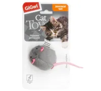 GiGwi MELODY CHASER Мышка со звуковым чипом серая, 6 см