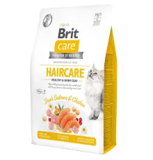 Brit Care Cat GF Haircare Healthy & Shiny Coat (Лосось, курица) 7 кг
