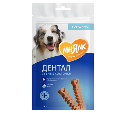 Мнямс DENTAL Зубные косточки, 70 г