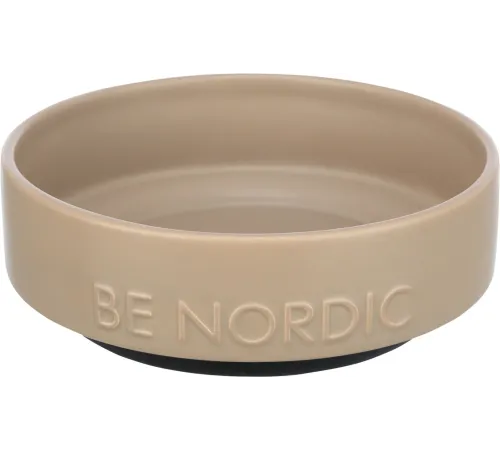Trixie Миска для собак BE NORDIC, бежевая, 0,5 л