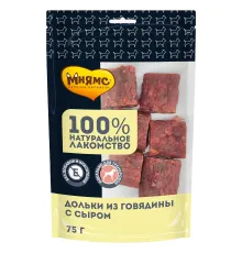 Мнямс Дольки из говядины с сыром для собак, 75 г