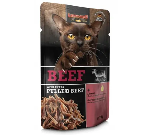 Leonardo Beef + extra Pulled Beef (Говядина с тушеной говядиной), 70 г