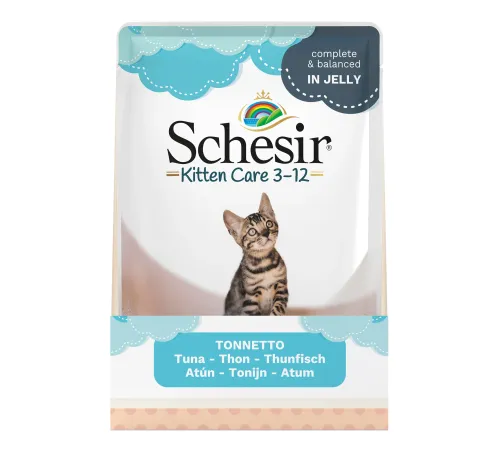 Schesir Kitten Care Tuna (Тунец в желе), 85 г