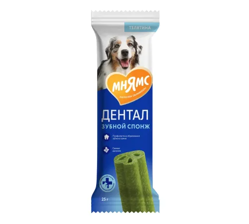 Мнямс DENTAL Зубные спонжи с эвкалиптом, 25 г