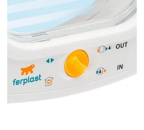 Ferplast SWING 9 Дверка для больших кошек и маленьких собак Белая