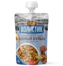 Деревенские лакомства Холистик Рыбный бульон из лосося для собак, 160 г срок до 16.06.2026 г