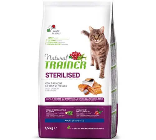 Trainer Natural Adult Sterilised (Лосось) 300 г
