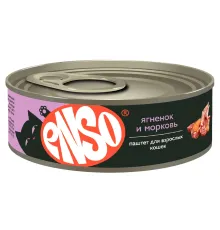 ENSO Консервы для кошек (Ягненок, морковь), 100 г