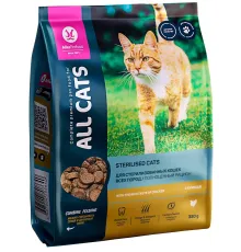 All Cats для стерилизованных кошек (Курица), 350 г