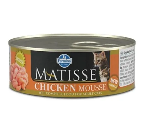 Консервы Farmina Matisse Cat Mousse Chicken, 85 г x 10 шт