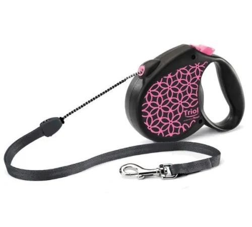 Triol Поводок-рулетка Flexi Life Pink, трос S
