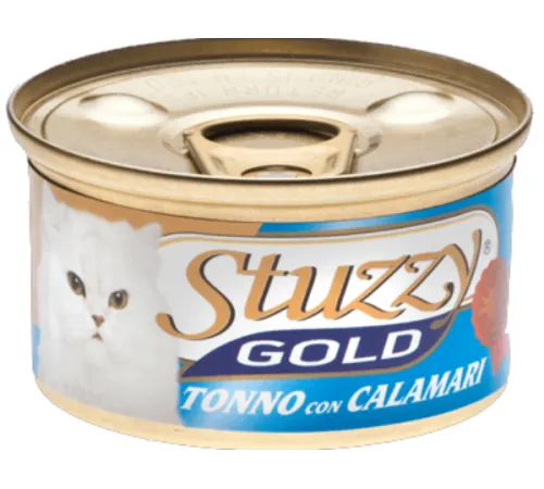 Stuzzy Gold Консервы в собств.соку (тунец/кальмары), 85 г