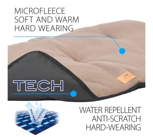 Ferplast Подстилка JOLLY MICROFLEECE, коричнево-черная 60, 57 x 38 см
