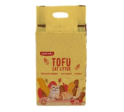 Emily Pets Наполнитель Tofu (Кукурузный), 6 л