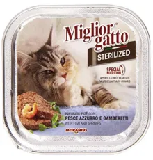 Miglior Gatto Steril Fish and Shrimps, 100 г