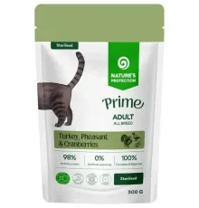 Nature's Protection Prime Adult Sterilised (Индейка, фазан и клюква в соусе), 85 г