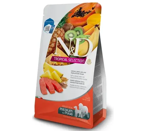 Farmina N&D LG Tropical Selection Adult Medium & Maxi (Лосось), 2 кг