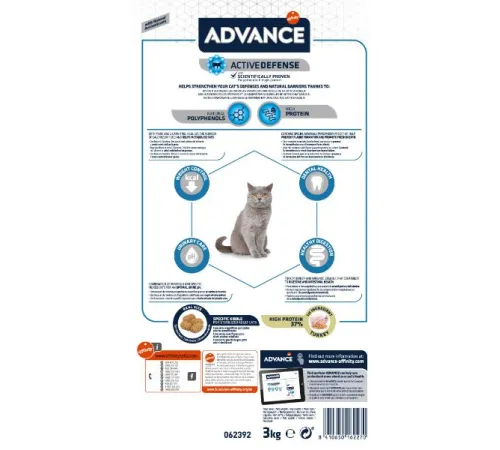 Advance Cat Sterilized (Индейка), 400 г
