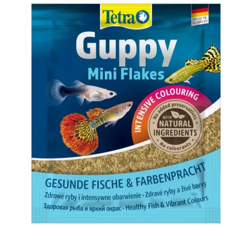 Tetra Корм Guppy Mini Flakes, 12 г (Sachet)