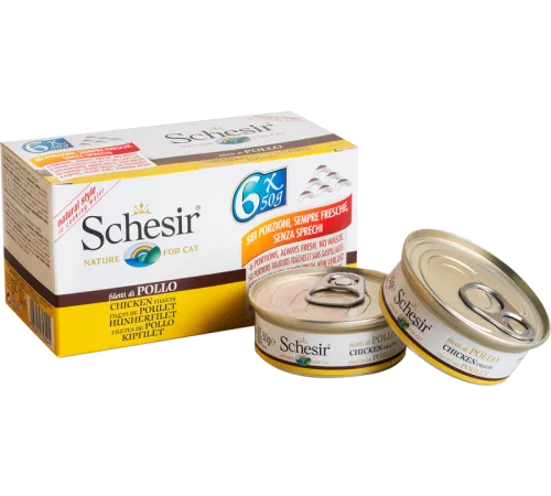 Schesir Chicken Box (Цыпленок, рис), 50 г х 6 шт