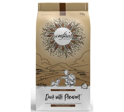 Craftia Natura Adult Mini (Утка, фазан), 7 кг