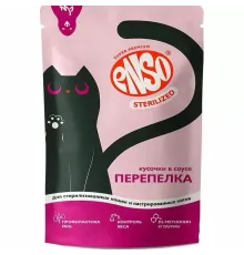ENSO Sterilized Пауч для кошек (Перепелка в соусе), 85 г