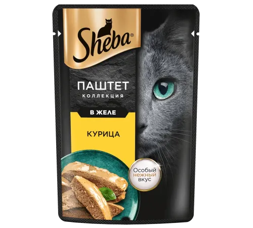 Sheba Паштет с курицей в желе, 75 г
