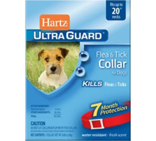 Hartz UltraGuard ошейник от блох и клещей, 50-58 см Красный