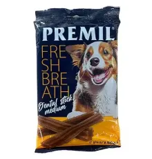 Premil Fresh Breath Лакомство для собак средних пород, 7шт/180 г