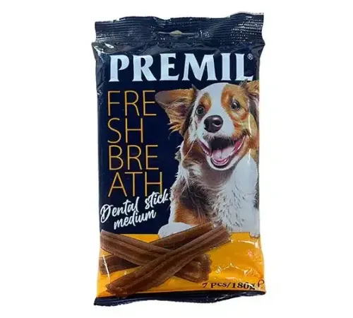Premil Fresh Breath Лакомство для собак средних пород, 7шт/180 г