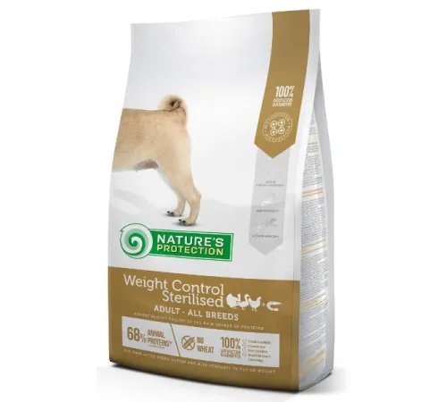 Nature's Protection Weight Control Sterilised (Криль), 12 кг