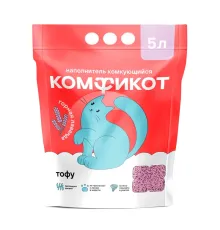 Комфикот Наполнитель Тофу (Лаванда), 5 л (2,3 кг)