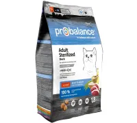 ProBalance Cat Sterilized (Утка), 8 кг