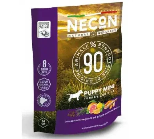 Necon Natural Wellness Puppy Mini (Индейка и рис), 800 г