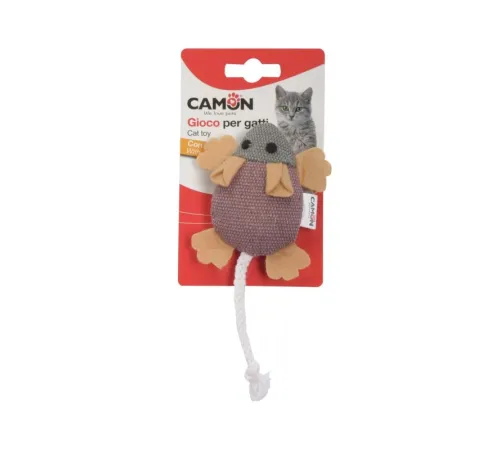 CAMON Мышь маленькая из джинса с кошачьей мятой, 8 х 5 см