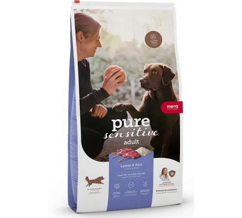 Mera Pure Sensitive Adult (Ягненок, рис), 1 кг