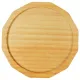 Mr.Kranch Миска керамическая Bamboo молочная на бамбуковой подставке, 470 мл