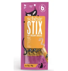 Schesir Stix Крем-лакомство с курицей, 15 г х 6 шт