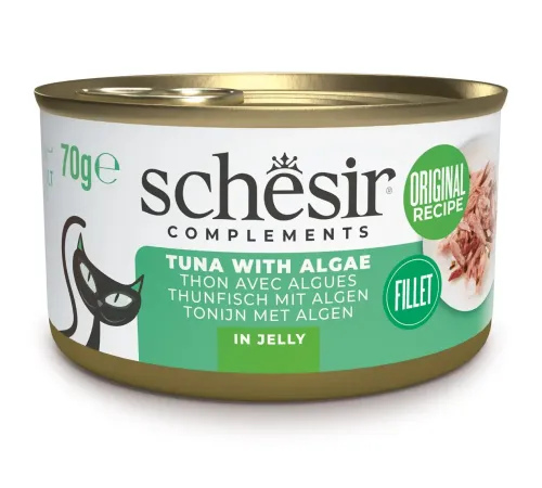 Schesir Complements Cat (Тунец, водоросли в желе), 70 г